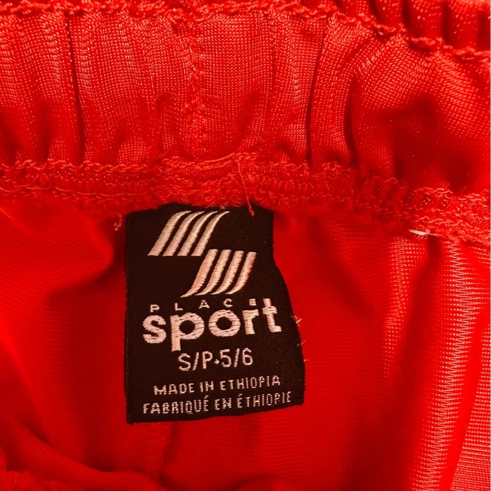 Bundle‎ “2” PLACE sport boys athletic shorts basketball small size 5/6 red gray